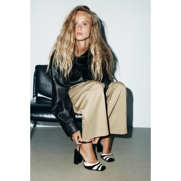 ZARA ANKLE STRAP HEELED SHOES - Picture 2 of 6